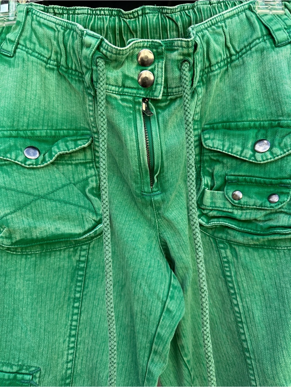 FREE PEOPLE AMAZON TAHITI CARGO PANTS SIZE SMALL!! EXCELLENT CONDITION!! - Picture 5 of 8